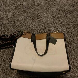 Coach Black and Tan Women's Bag